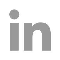 Grey LinkedIn Icon